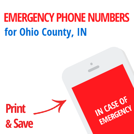 Important emergency numbers in Ohio County, IN