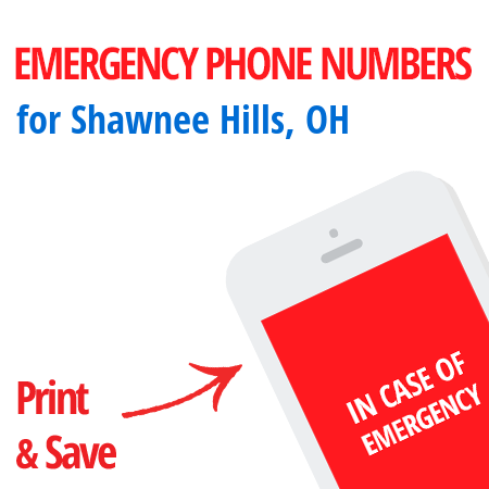 Important emergency numbers in Shawnee Hills, OH