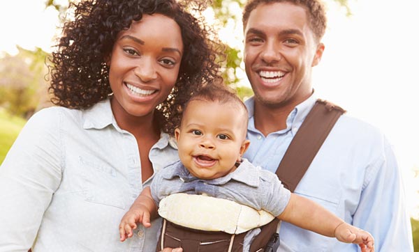 baby holder chest