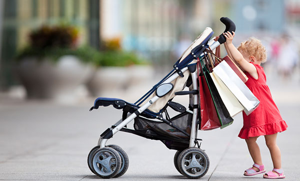 umbrella stroller with large wheels